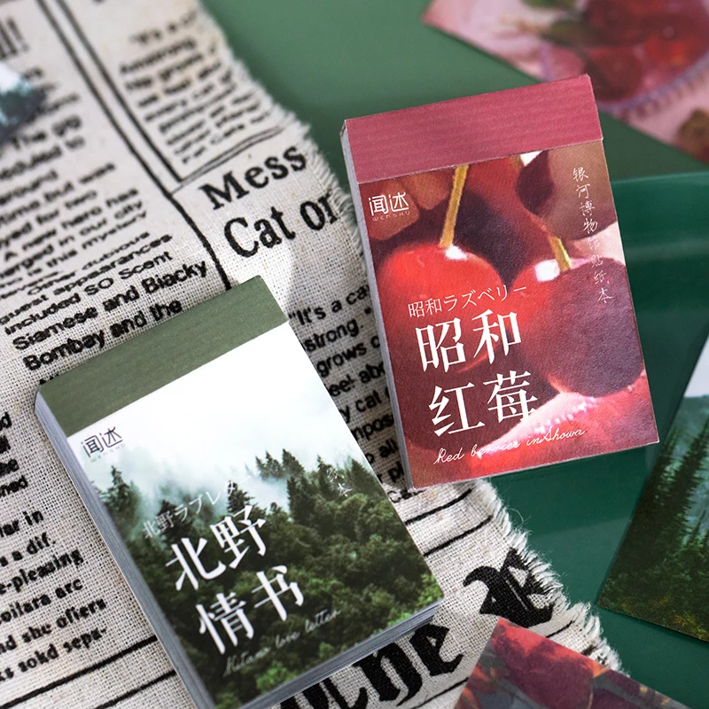 50Pcs Landscape Summer Ins Decorative Scrapbooking Stick Label Diary Album Stationery Painting Sticker For Girls Boy Students