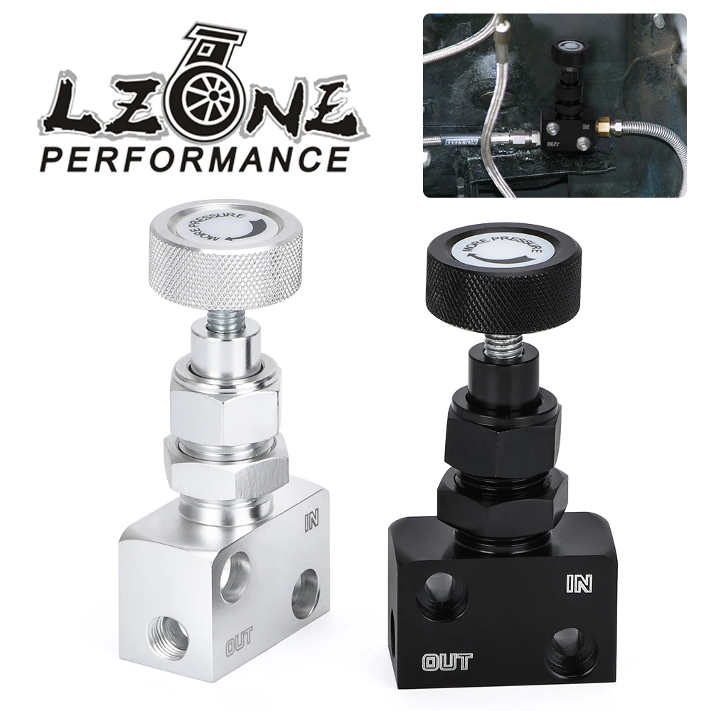 LZONE-Brake Proportion Valve Adjustable Prop, Brake Bias Adjuster Racing Lever Type JR3315
