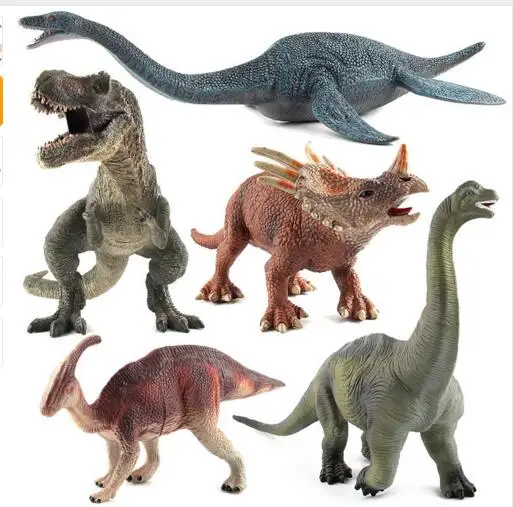 

Action&Toy Figures Jurassic Tyrannosaurus Dragon Dinosaur Toys Plastic Dolls Animal Collectible Model Furnishing Toy Gift