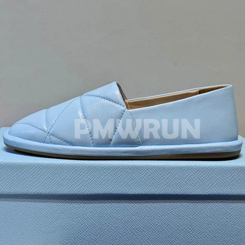 

Women Flat Shoes Spring Autumn 2023 New Geometric Upper Design Candy Color Round Head Casual Shoes Simplicity Versatile Loafers