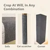Wall Anti Cat Scratch Sofa DIY Cats Scratch Board Sofa Protection Paws Sharpen Trimmable Self-adhesive Carpet Cats Scratch Board 5