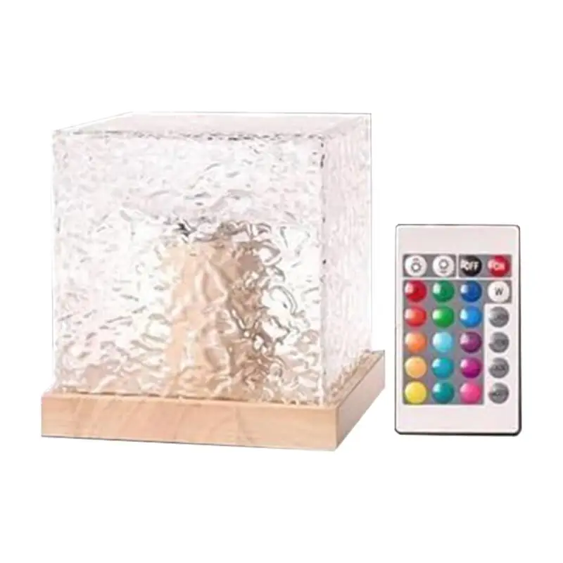 

Auraglimmer Celestial Lamp Remote Control Cube Celestial Water Lamps 16 Colors Adjustable Crystal Night Lamp Acrylic Ambient