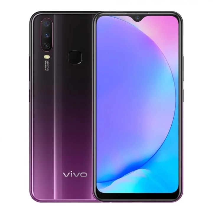 Original VIVO Y17 4GB 128GB 5000mAh Dual-Engine Fast Charging  20MP Four cameras 6.35-inch  720 × 1544 (HD+) LCD 4G  Smart phone