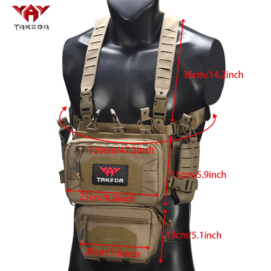 Multifunctional Laser Chest Mount with Pockets for Hunting