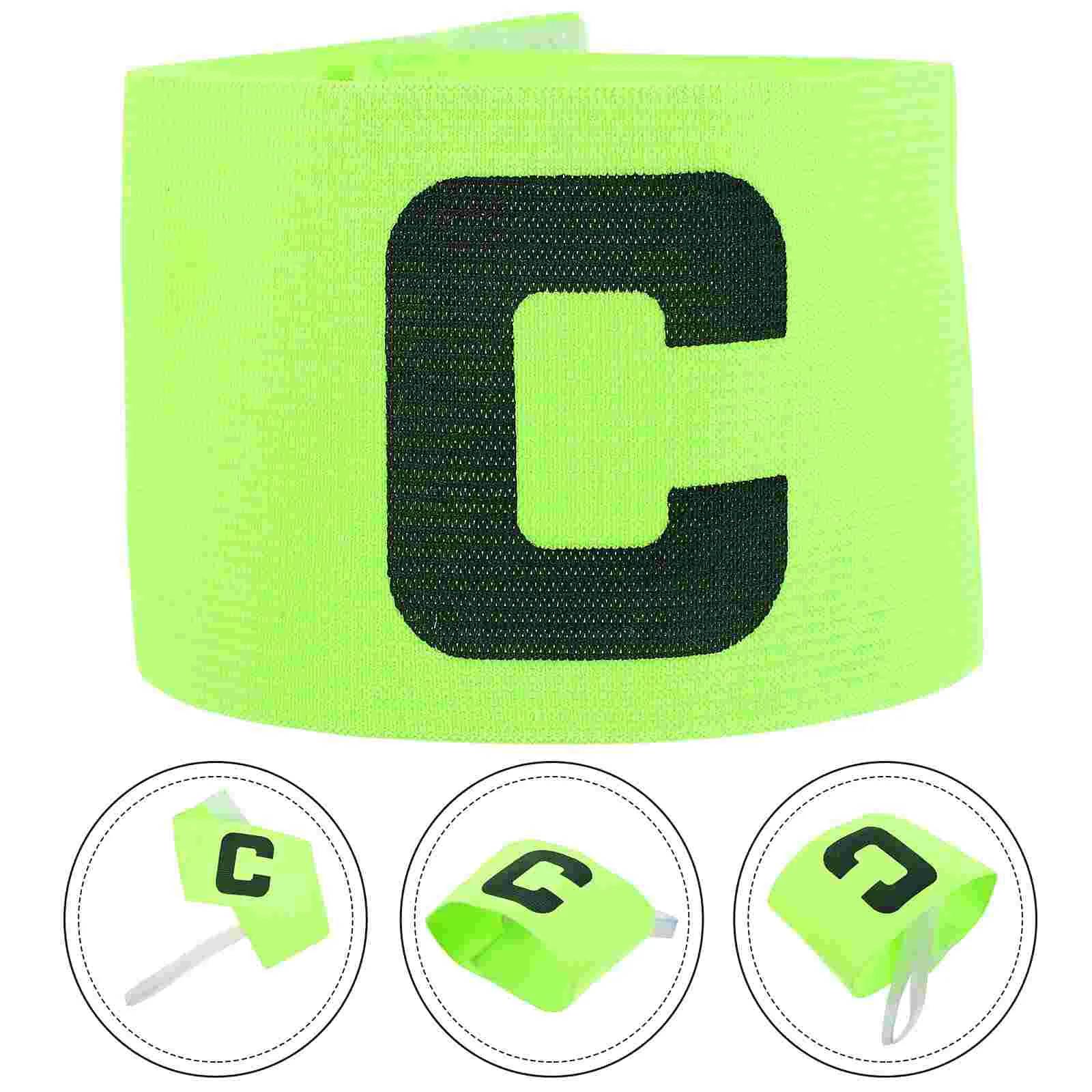 Football Captain Armband Soccer Accessories Wear-resistant Armbands Colored Outdoor Accessory Nylon Sports Leader