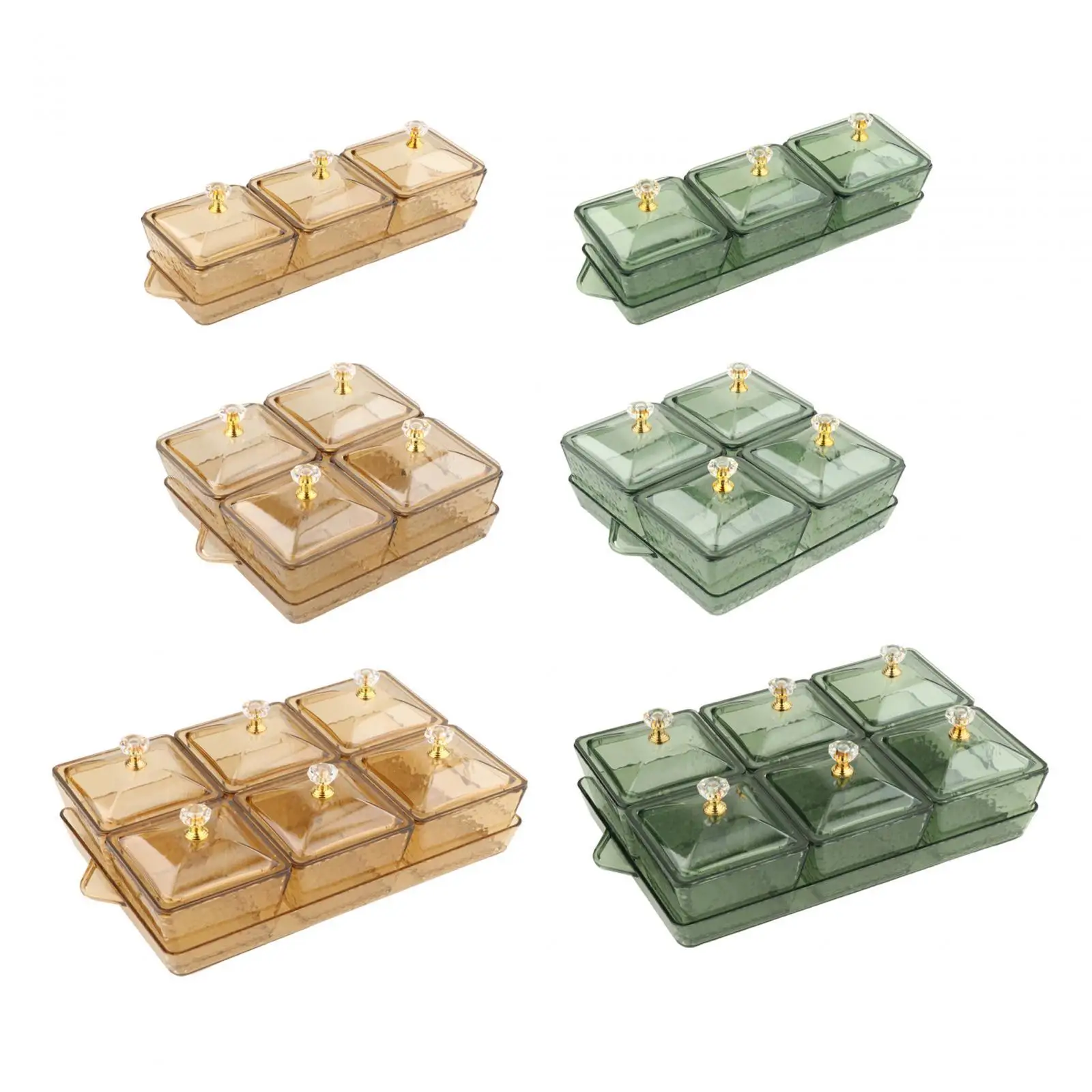 Appetizer Tray Divided Serving Container with Lid Food Storage Container Box Nordic Candy Serving Platter for Kitchen Cookies Appetizer Tray Divided Serving Container with Lid Food Storage Container Box Nordic Candy Serving Platter for Kitchen Cookies