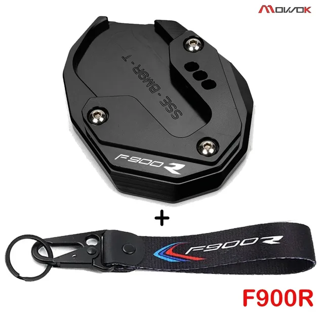 F900R F900XR Per BMW F900 R XR 2020-2025 Accessori Moto Cavalletto Piede Cavalletto Laterale Estensione Pad Piastra di Supporto F 900 X XR 3