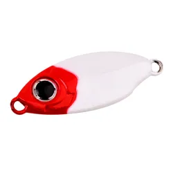 Enhanced Fishing Lure Spinnerbait for Trout and Small Fish - Metal Jig Spoon with Single Hook (E1 - no hook)