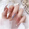 300/100pcs Mini Nail Art Rhinestones Crystal Acrylic Flatback Diamonds Mixed Shape Sparkle DIY Nail Luxury Manicure Accessories 6