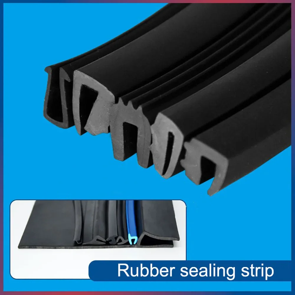 1/2/3/5m F U h Corner Shape Edge Banding Sealing Strip High Quality Silicone Rubber Door Window Seal Strip Car Glass Metal Panel