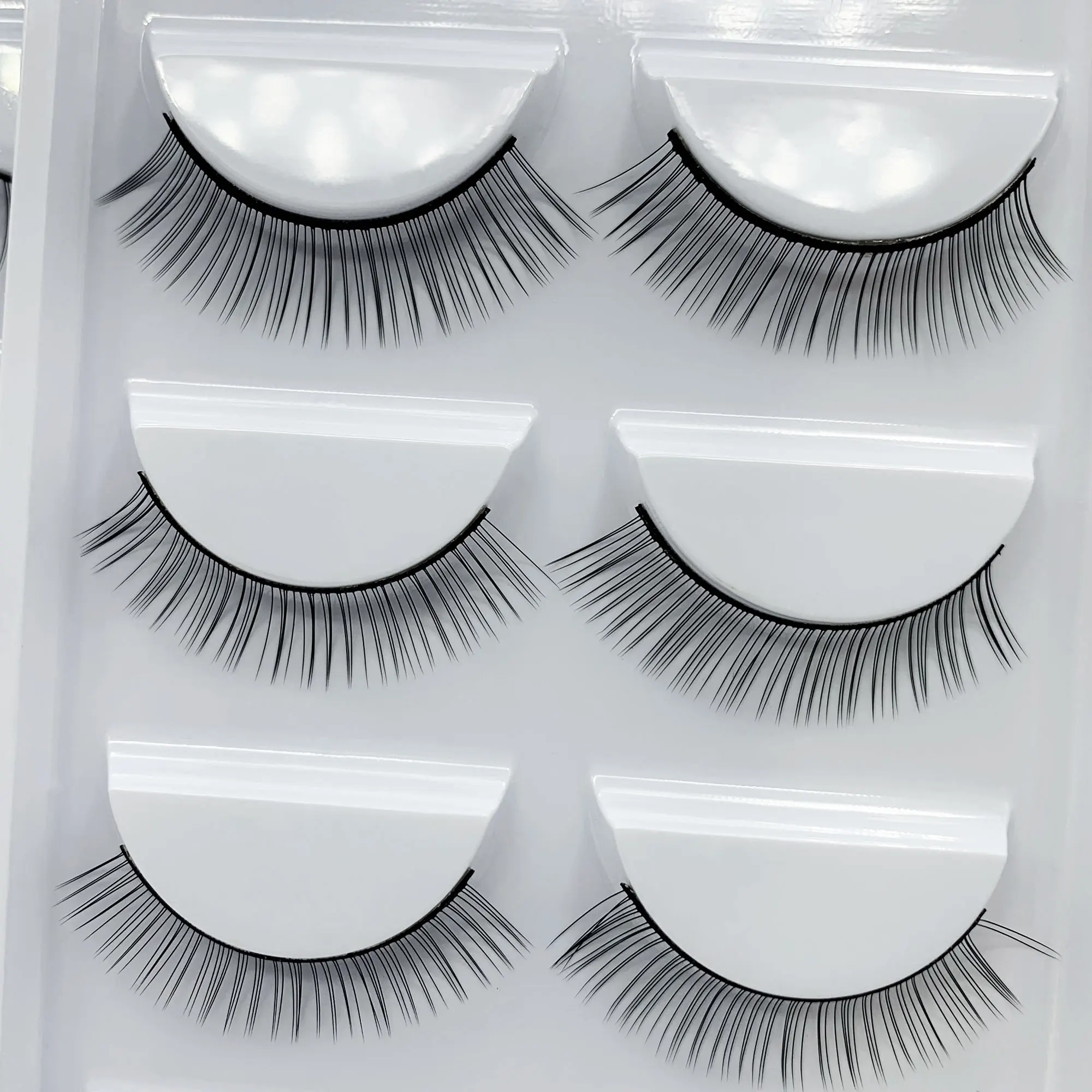 5/10 Boxes Training Lashes Beginner False Eyelashes Practice Lashes Strip Individual Lash  Extension Supplies Makeup Tools