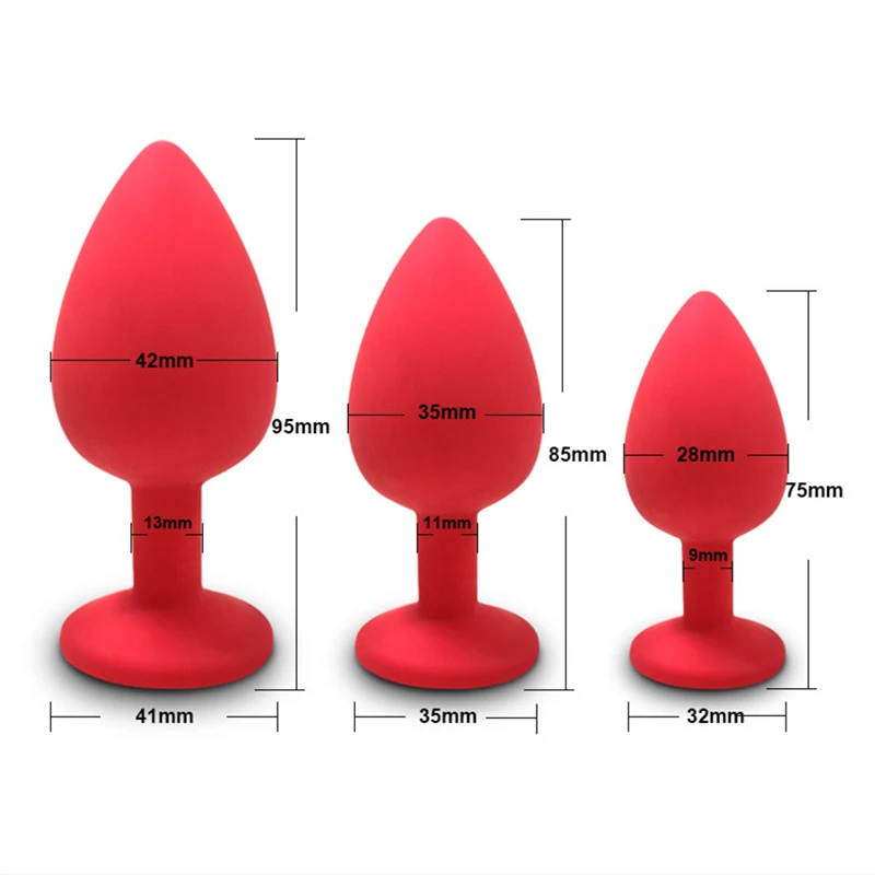 Anal Butt Plug Soft Silicone Prostate Massager For Couples_voghion.com