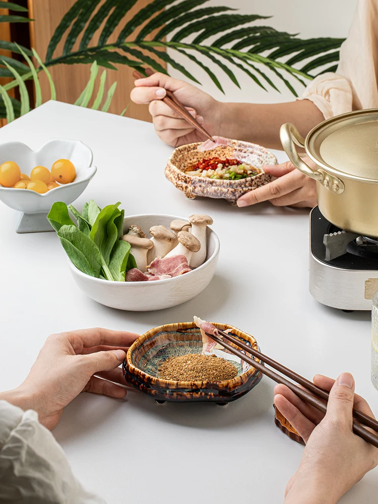 Ceramic Sushi Dish Restaurant Tableware Dessert Snack Plate Dipping Sauce Fruit Platter fruit plate,sauce dishes,ceramic plates,ceramic seasoning plates,seasoning dish