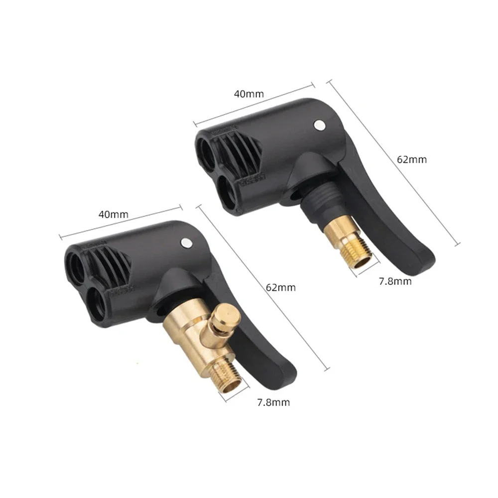 Bicycle Air Nozzle Brass Portable Inflatable Pump Bike Tire Air Chuck Valve Connector Adapter Bicycle Tyre Wheel Valve Part bicycle air nozzle bicycle valve adapter bicycle air valve bicycle valve bicycle valve accessories