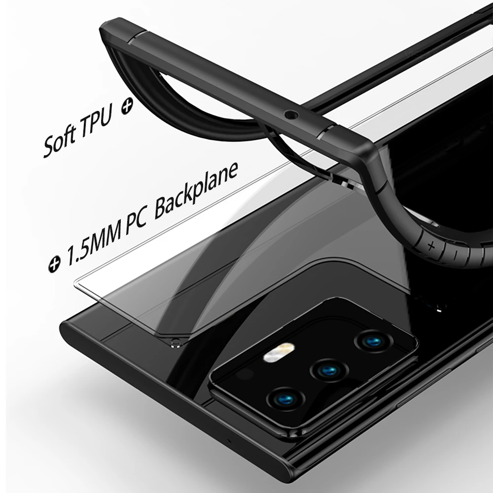 Case For Samsung Galaxy Note 20 Ultra Shockproof Phone Case For Samsung Galaxy Note 20 Anti drop Shell Transparent PC Back Cover 4