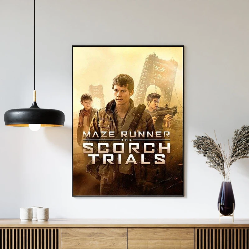 The Maze Runner 2 The Scorch Trials Movie Art SILK POSTER Wall painting  24x36inch - AliExpress