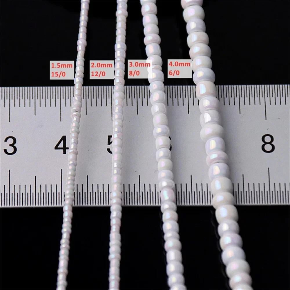 White Series Czech Glass Seedbeads 5