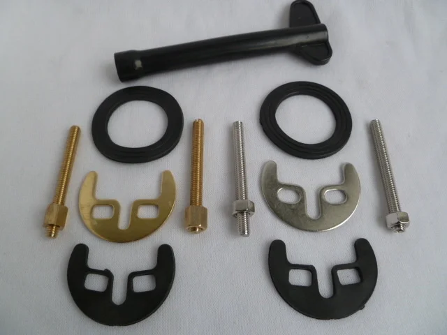 

All copper single hole cold and hot water faucet horseshoe installation and fastening accessories installation screw rod