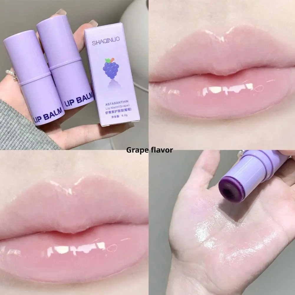 بلسم الشفاه أستازانتين يغذي عميقًا للشفاه، مرطب يد...