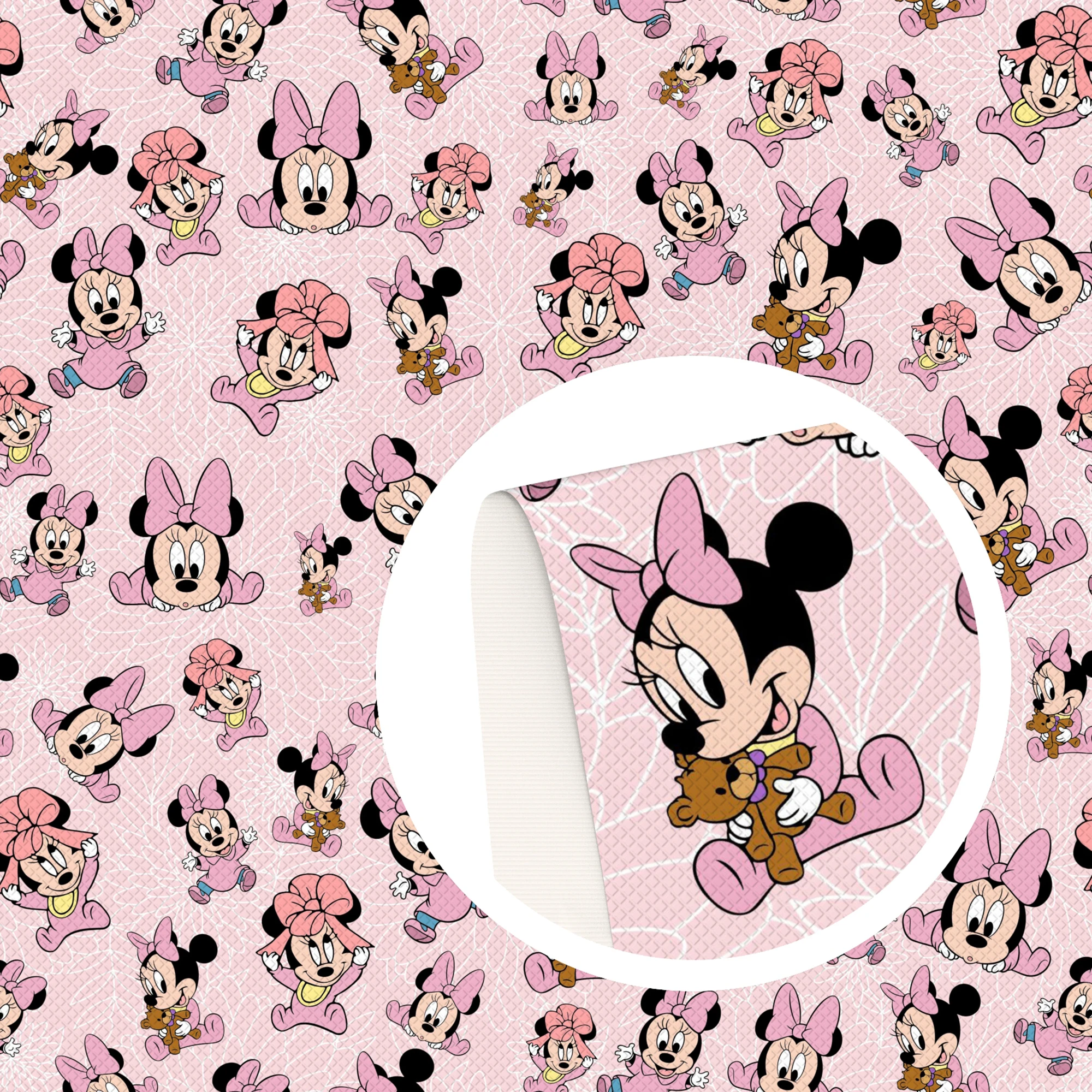 Minnie Mouse LV A4 Faux Leather Sheet – Fauxxy Fabrics