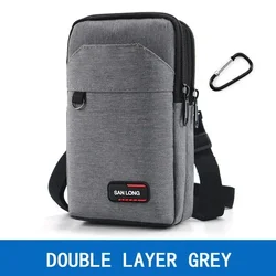 Waterproof Tactical Waist Bag with Belt (Double Grey)