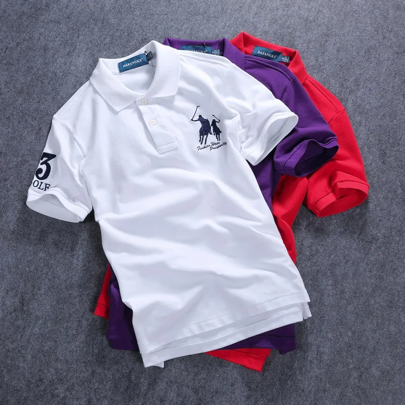 

Women's Summer High Quality 95% Cotton Short Sleeve Polo Shirts Casual Ladies Lapel T-Shirts Slim Fit Female Horse Logo Tops 02