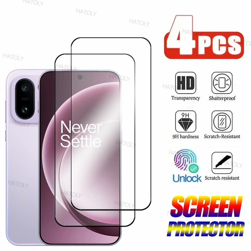 Premium Tempered Glass Screen Protector - Anti-Scratch Full Coverage (2/4 Pack)