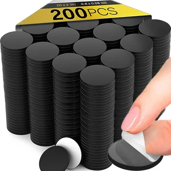 Wholesale Magnetic Sheets Square and Round Self Adhesive Magnet Sheet for Household Refrigerator Office Flexible Sticky Stickers