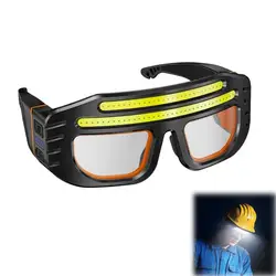 Rechargeable LED Headlamp with Detachable Sunglasses (A)
