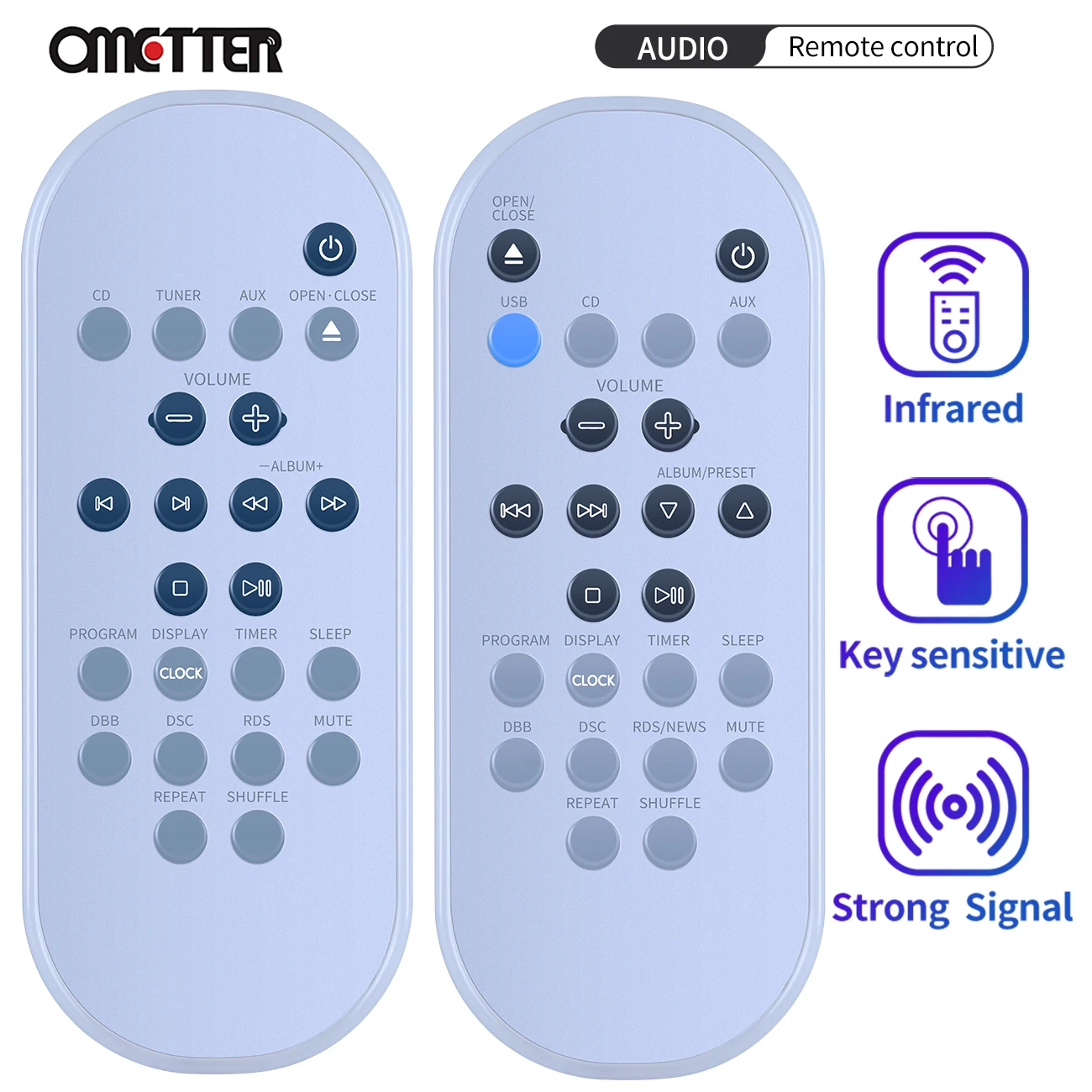 Nuovo Telecomando Per Philips Sound Stage Mcm275 Mcm240 Mc230 Mc235 Mc230E Lettore Audio Ricevitore Audio
