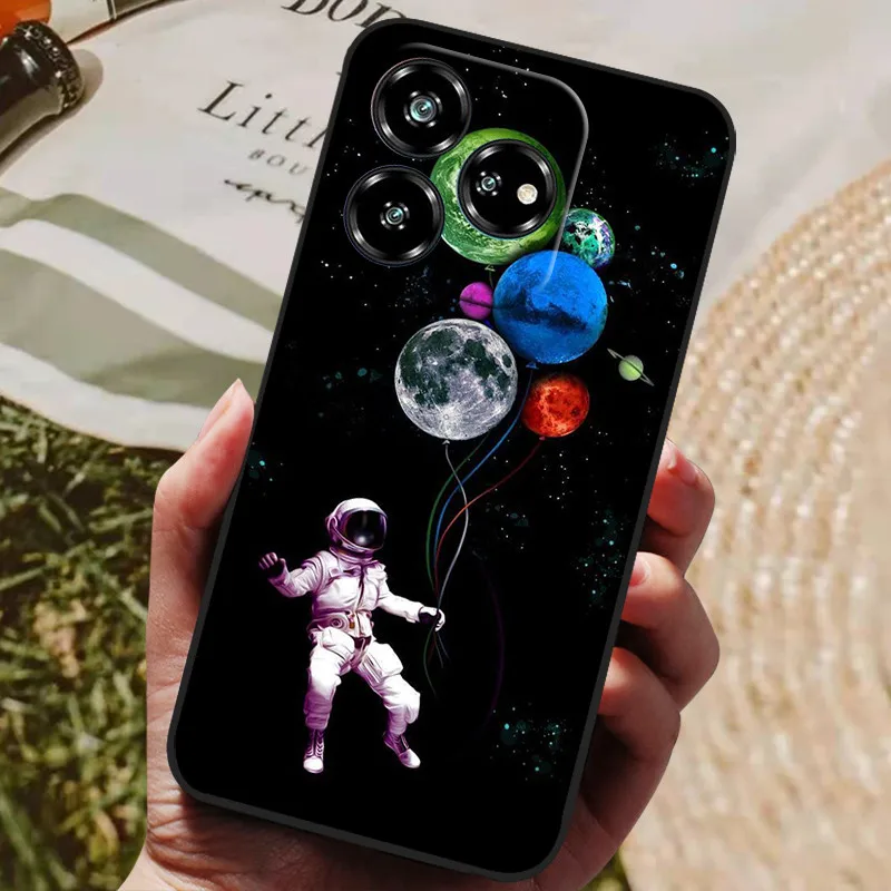 Luxury Painted Silicon Phone Back Cover - Protective Shell Design