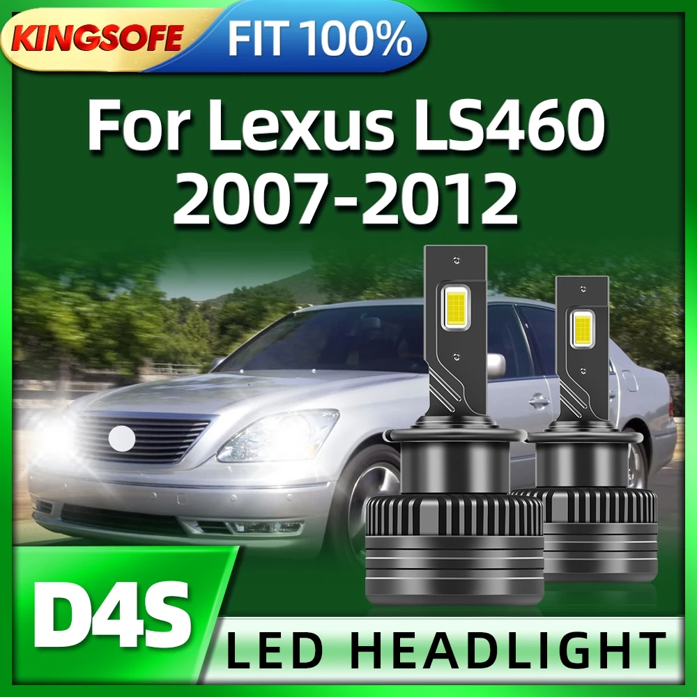 

Roadsun Super Bright D4S LED Headlights CSP Chip 6000K White HID Xenon Car Lamp For Lexus LS460 2007 2008 2009 2010 2011 2012