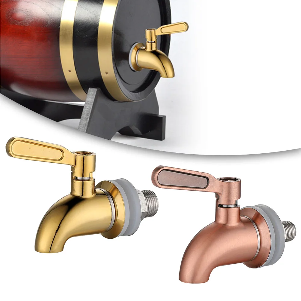 

Stainless Steel Beverage Drink Water Dispenser Wine Barrel Faucet Tap For Beverage Juice Hot Water Bucket Ball Valve Wine Jar