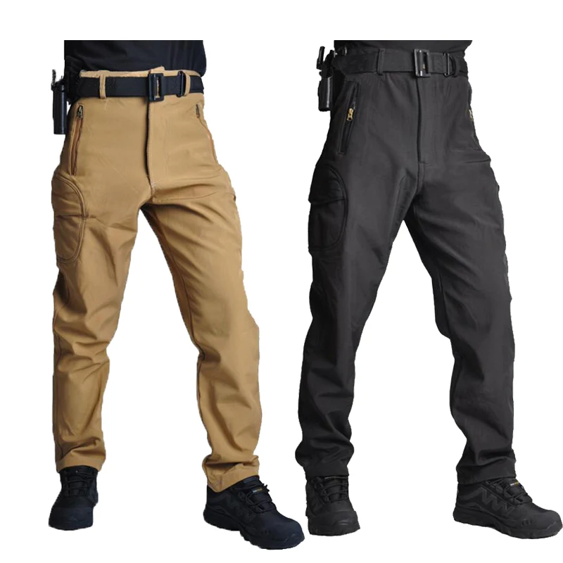 

Men's Outdoor Tactical Breathable Casual Military Uniform Wild Hunting Camouflage Waterproof Workwear Fleece Pants
