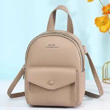  Women's Backpack Anti-theft Small Waterproof College School bag Travel Bussiness Backpacks Soft Pu Leather Women Shoulder Bags 