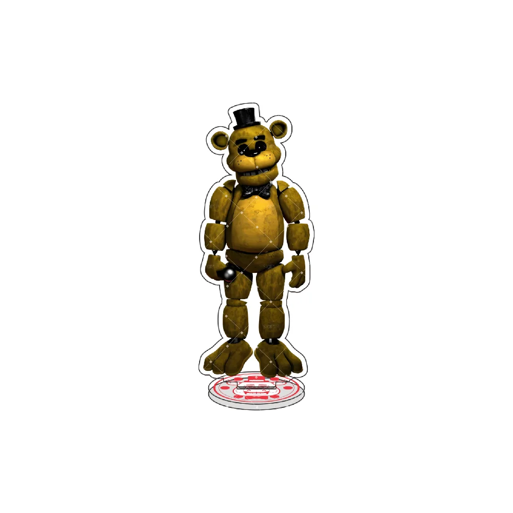 FNaF Acrylic Stand Figure - The Main Cast: Freddy Fazbear & Foxy the Pirate Fox - Unique Christmas Gift & Desk Ornament