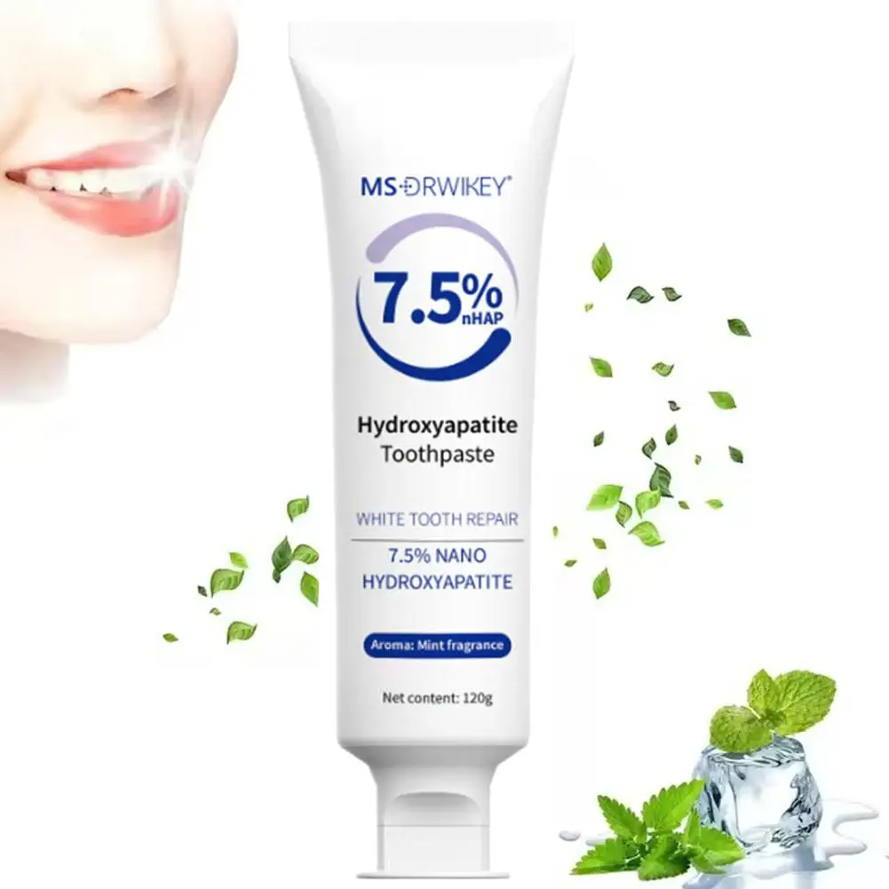 Hydroxyapatite Toothpaste Gentle Mint Breath Refreshing Whitening Intensives Stain Removal Oral Care 120G teeth health product