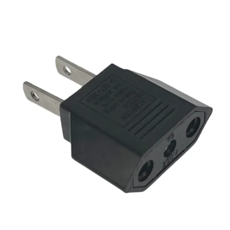Power plug adapter converter America European Mini CN UK EU to US AU Russia Australia Korea 4.0mm 4.8mm 6A 125A