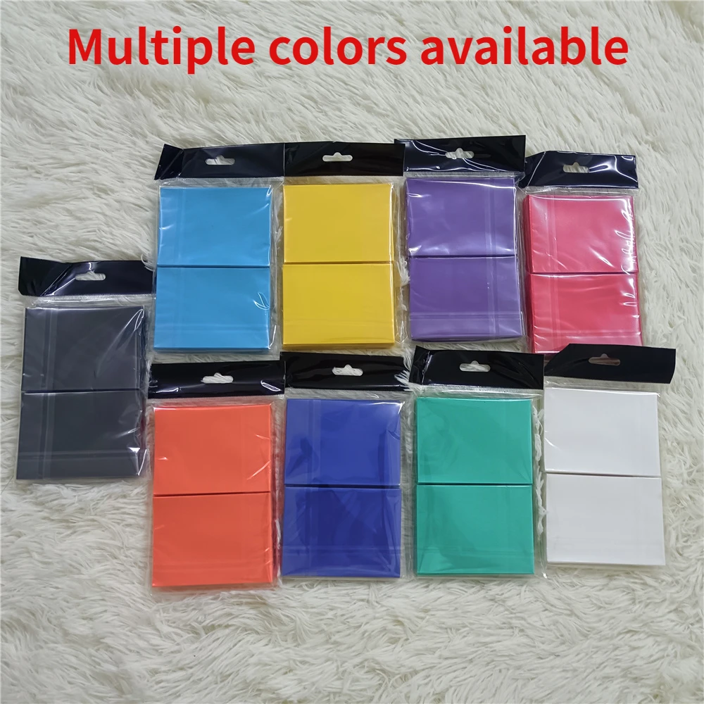 Matte Colorful Card Sleeves - 100 PCS Standard Size Trading Card Protectors