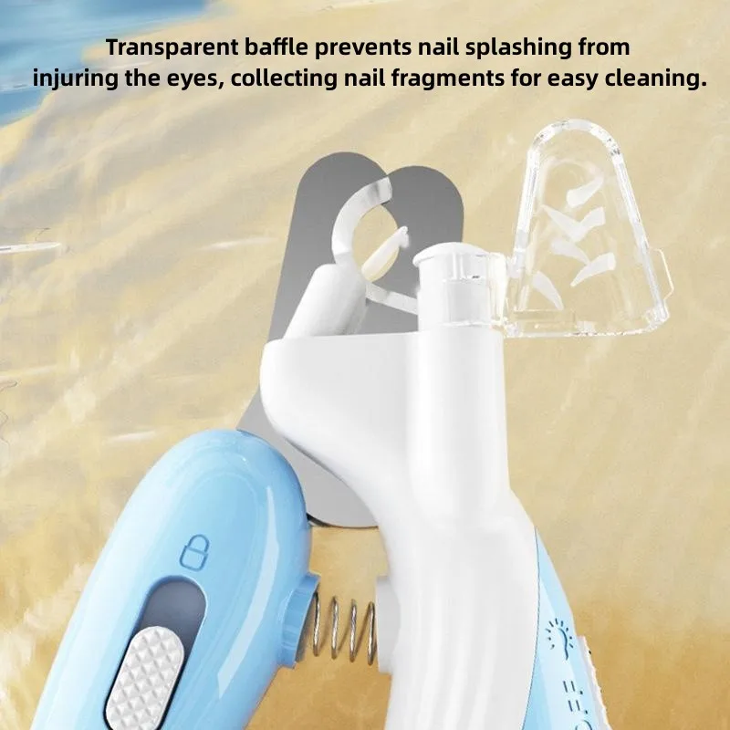 Title 5, Professional Pet Nail Clippers with Led Light P...