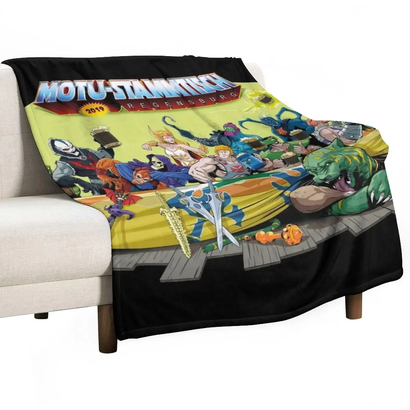 

MotU regulars' table in Regensburg Throw Blanket Custom wednesday Winter beds Blankets