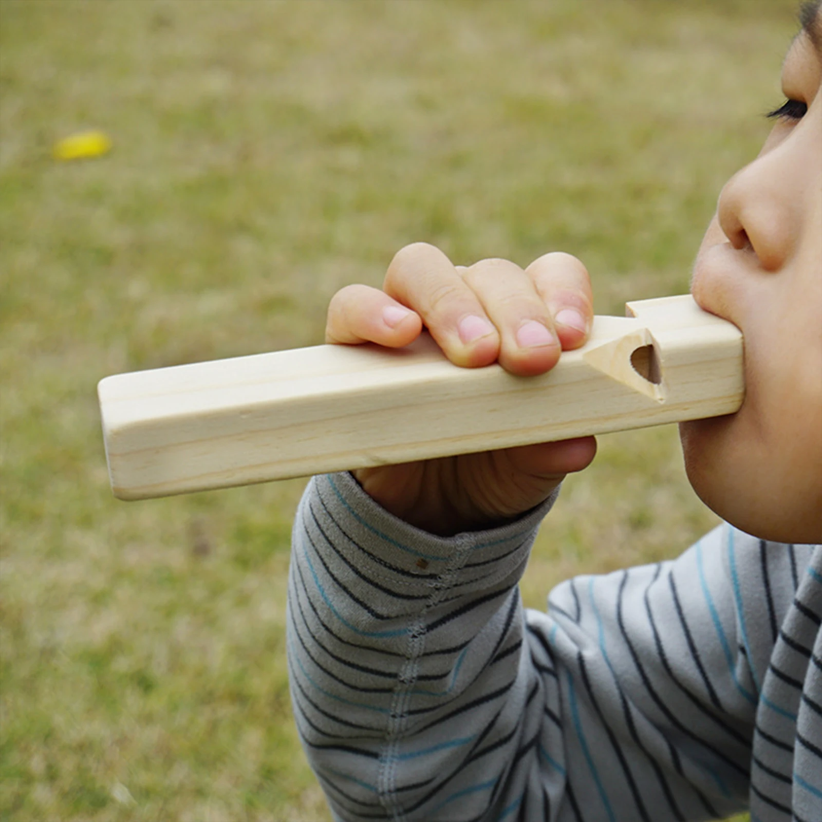 Kids Wooden Train Whistle Toy Educational Toy Teaching Aid Music Sound Toy Wood Musical Instrument Accessories Wooden Whistle 6