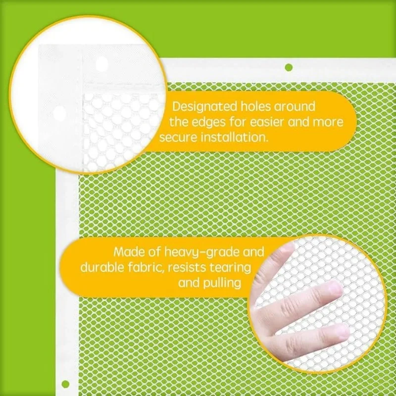 3 Metres Thickened Stair Protection Net Safety Rope Net Balcony Protection Children's Stair Safety