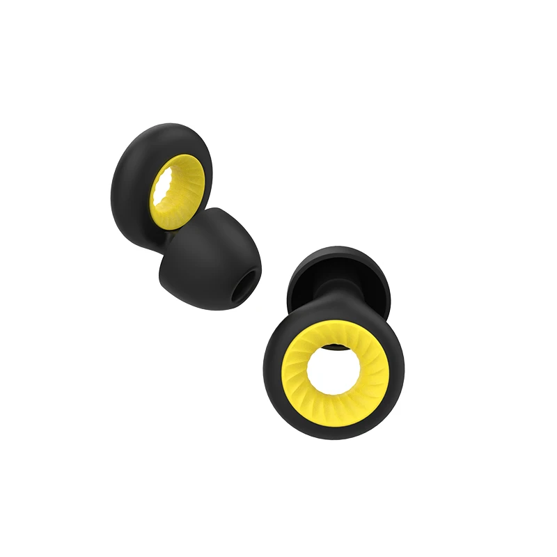 Premium Noise-Cancelling Earbuds with Reusable Silicone Tips - Water Resistant & Comfortable (2 Pairs)