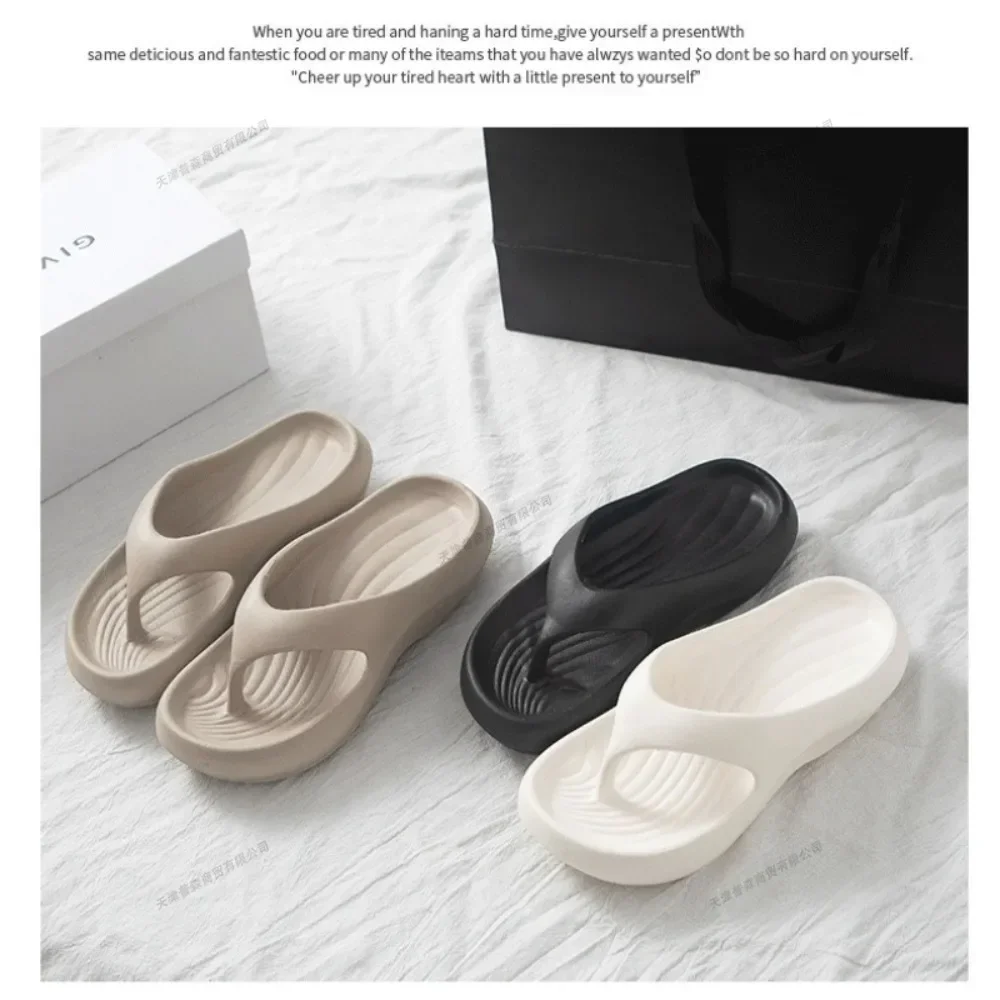 Women’s Comfortable Flip Flops Soft Anti-Slip Slippers Summer Beach Sandals Lightweight Casual Home Non-slip Flip Flops Shoes