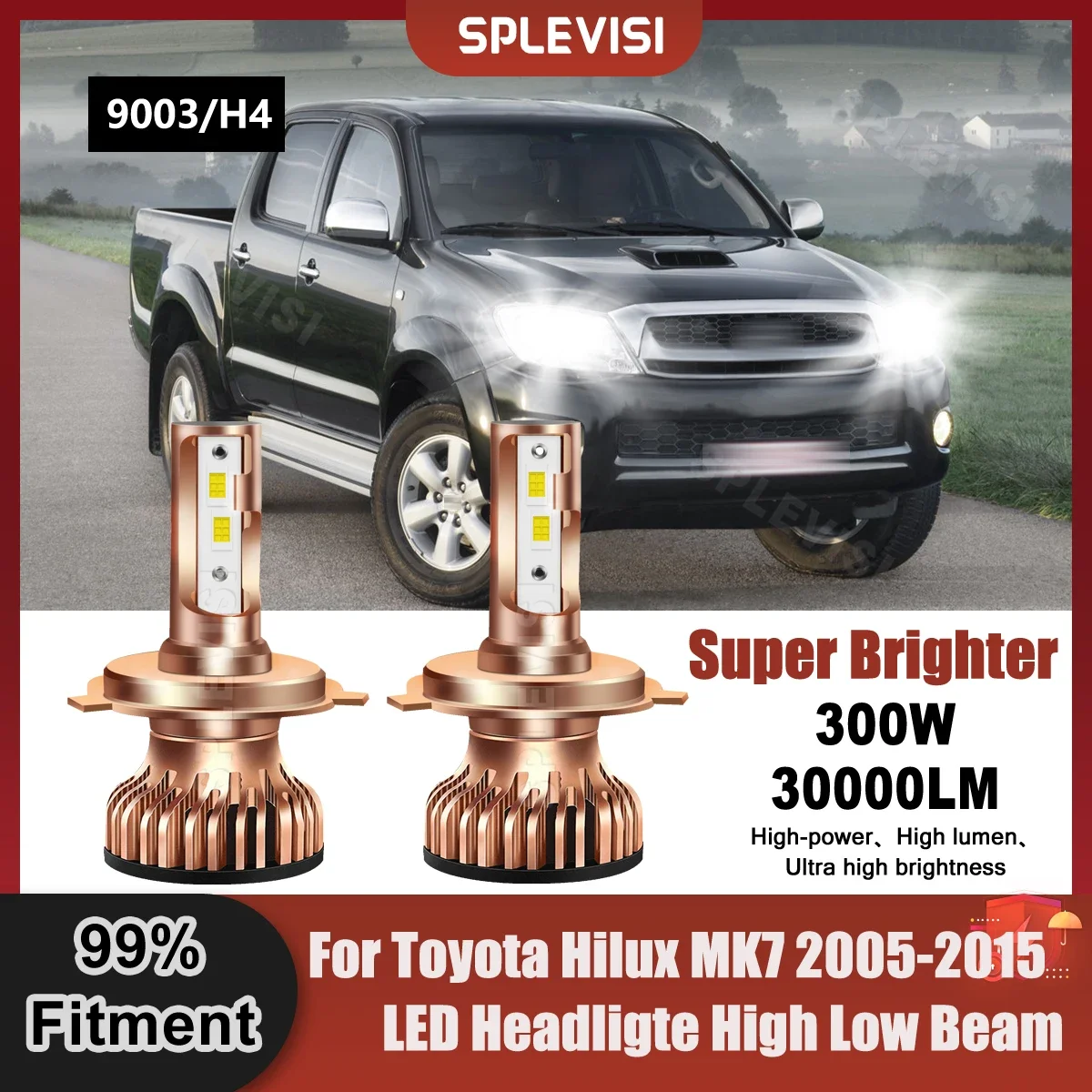 

Лампы для автомобильных фар, 2 шт.