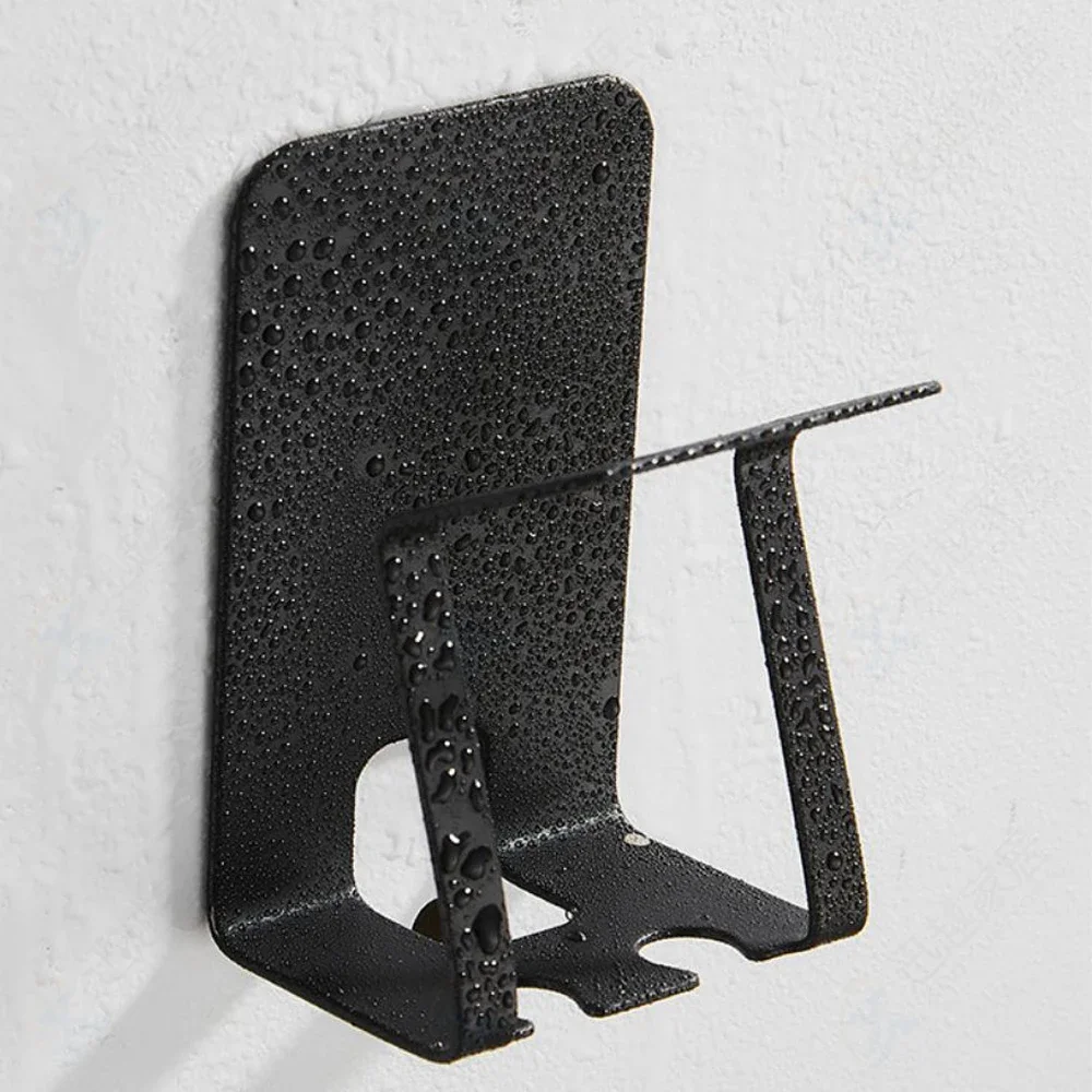Toothpaste Storage Wall Rack Toothbrush Holder Mouthwash Cup Hanger Punch-free Aluminum Bathroom Accessories cup storage holder toothbrush cup bathroom organizer
