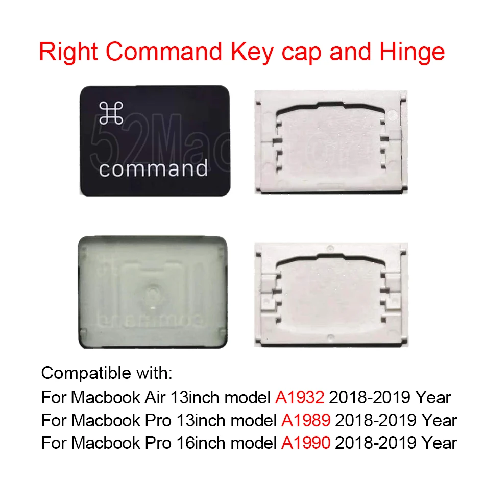 Mac Vo CDS ① Replacement Left Command Key Cap and Hinges are for MacBook