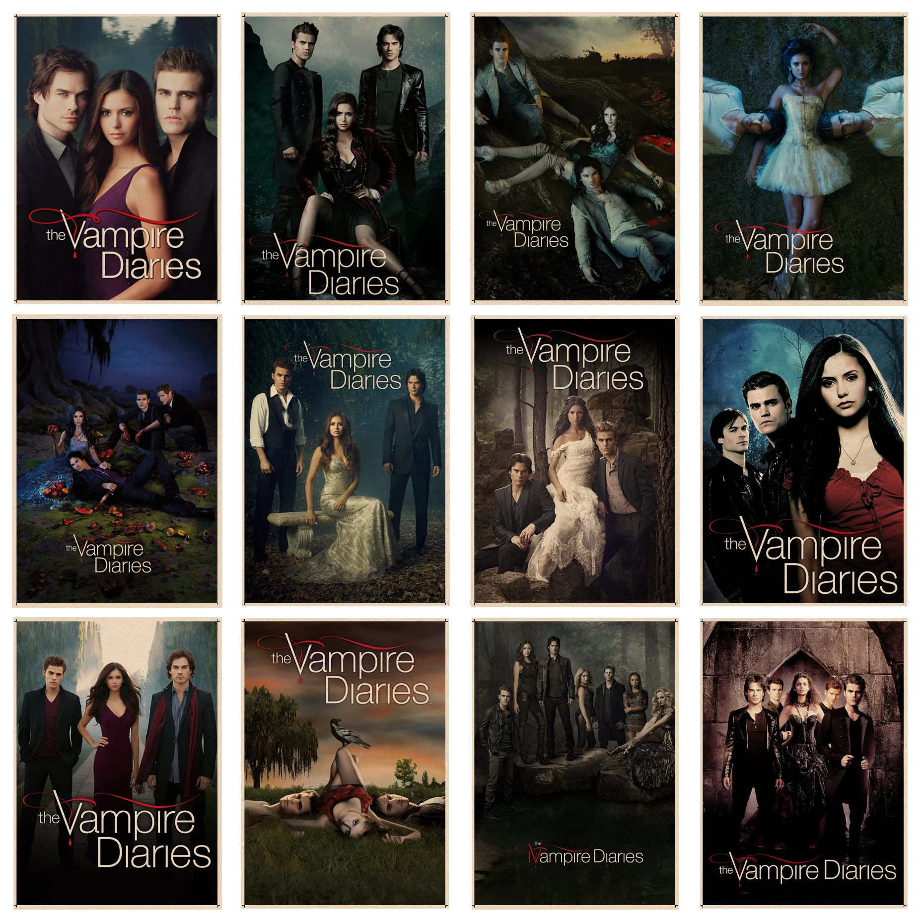 The Vampire Diaries Poster Collection: 30+ High Quality Printable Posters