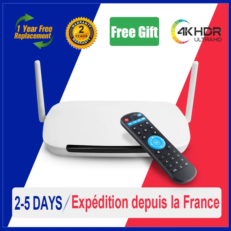 Q9 Leadcool 4k Android 9.0 tv box Доставка из Франции Amlogic S905W 2 4G WIFI медиаплеер 4K Smart android |